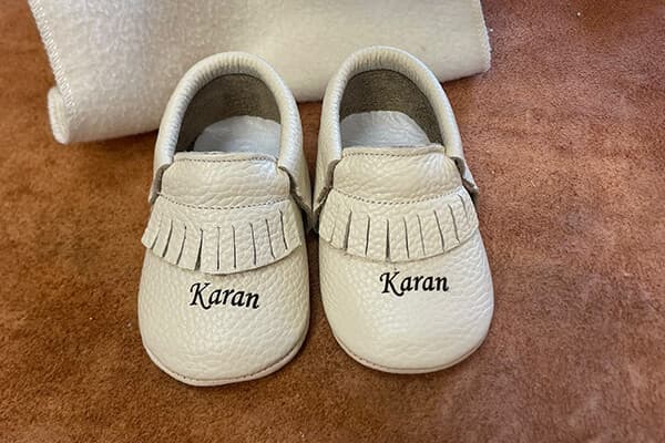 İsimli Bebek Ayakkabısı & Makosen